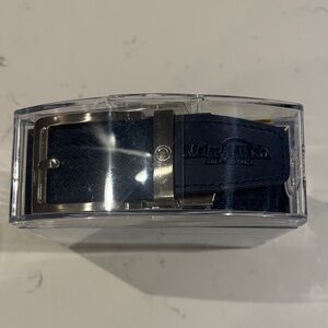 Nexbelt braided, navy golf ratchet belt